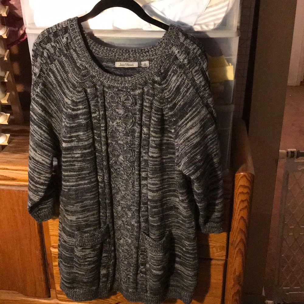 Beautiful sweater dress, size 2X, With pockets